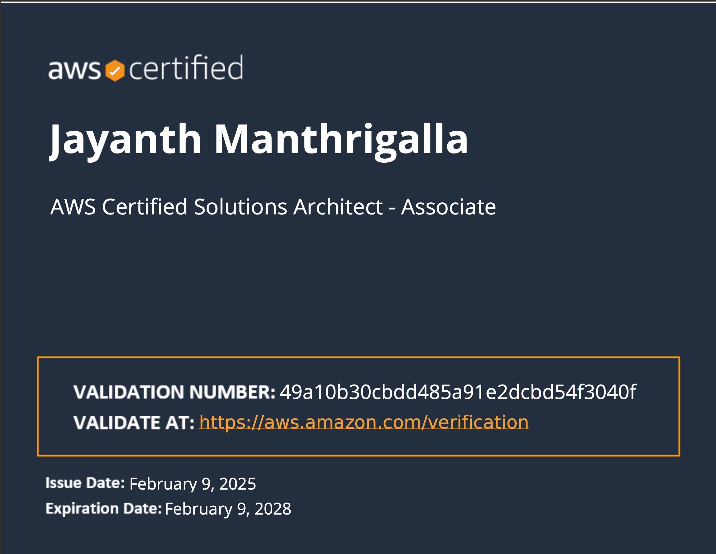 AWS Cloud Architecting